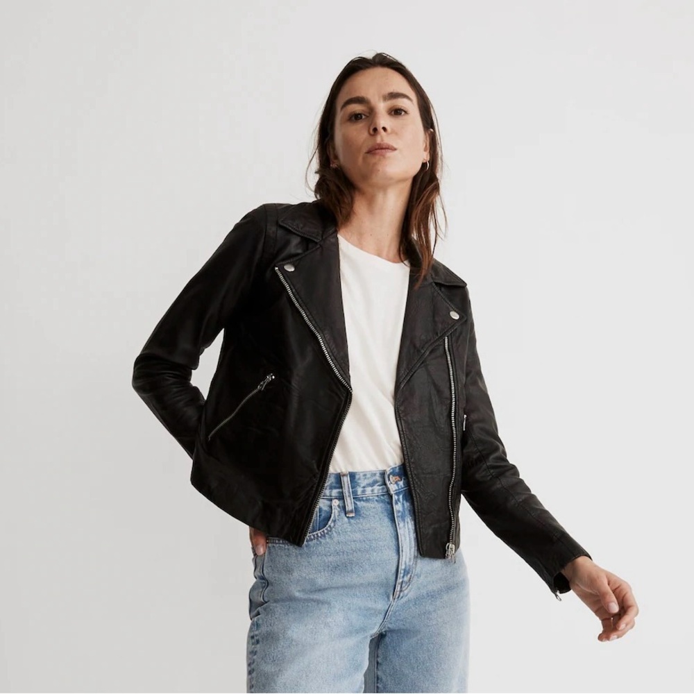 Madewell Leather Motorcycle Jacket